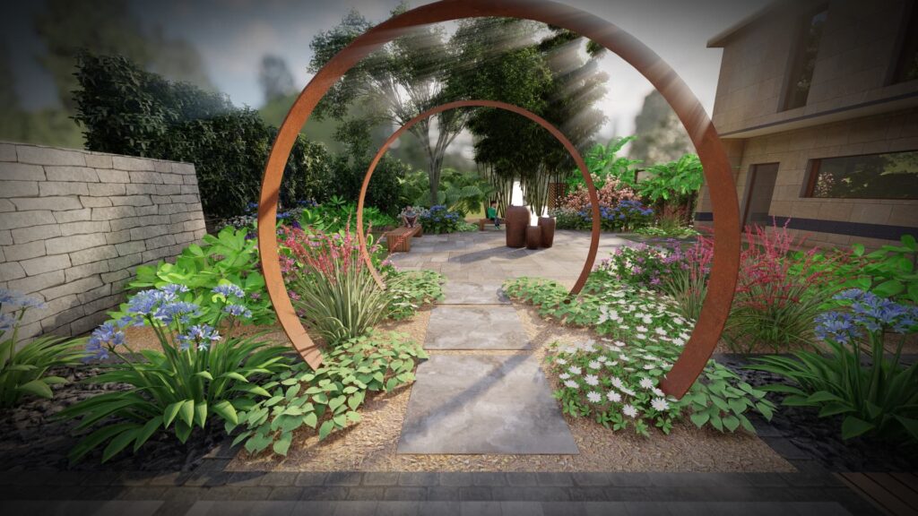 Conception 2D, 3D de jardin avec Barbedette Paysage dans l’Eure